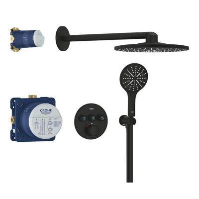 GROHE Smartcontrol Thermostatisch Inbouw Douchekraan Shower-Set Rond Phantom Black