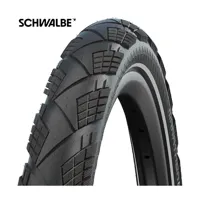Schwalbe Vouwband marathon efficiency super race / v-guard 27.5 x 2.15" / 55-584 - zwart met reflectie - thumbnail
