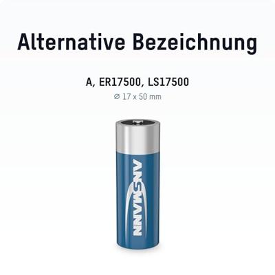 Ansmann ER17500 / A Speciale batterij A Lithium 3.6 V 1 stuk(s) Ansmann ER17500 / A Speciale batterij A Lithium 3.6 V 1 stuk(s)