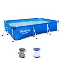 Bestway Bestway Steel Pro zwembad + filterpomp 300 x 201 x 66 cm - thumbnail