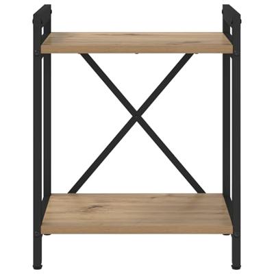 Boekenkast artisanaal eikenkleurig 40 x 30 x 48.5 cm