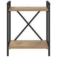 Boekenkast artisanaal eikenkleurig 40 x 30 x 48.5 cm - thumbnail