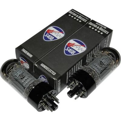 BTB Vertrieb 6V6GT S4GB Premium Elektronenbuis Matched Paar Geselecteerd voor Gitaren Eindpentode Aantal polen: 8 Fitting: Octal 2 stuk(s)