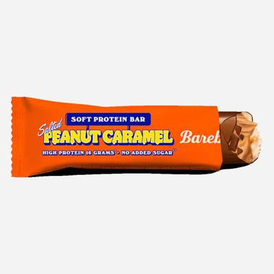 Barebells reep Soft Salted Peanut Caramel, 55 g, pak van 12 stuks