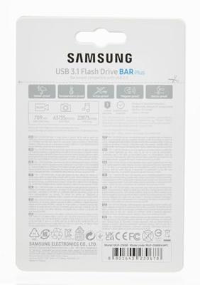 USB stick Samsung MUF-256BE4/APC Zwart Grijs Titanium 256 GB - thumbnail