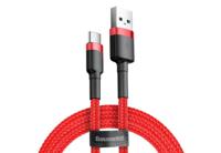 USB-C kabel Baseus Cafule 2A 2m (rood) - thumbnail