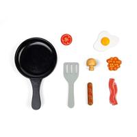 Bigjigs houten ontbijtset, 11dlg. - thumbnail