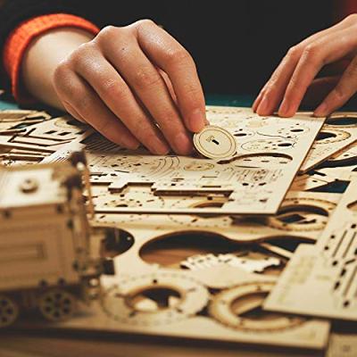 Robotime ROKR 3D houten Prime Steam Express stoomtrein