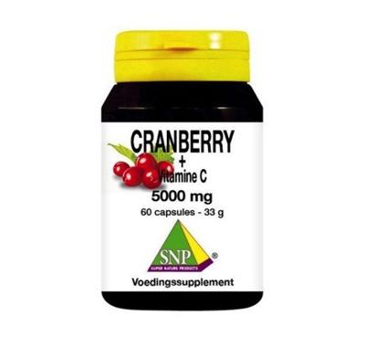 SNP Cranberry vitamine C 5000mg 60 Vegetarische capsules
