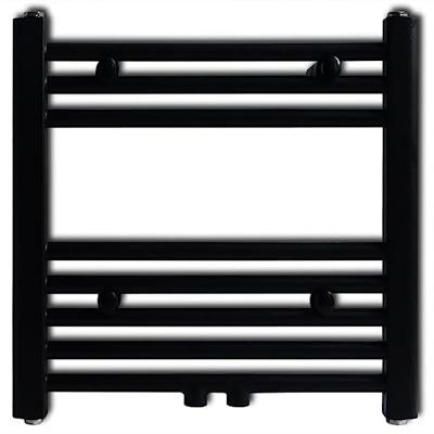 Radiator / handdoekenrek recht 480x480 mm zwart