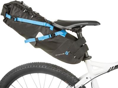 M-WAVE zadeltas bp 11 liter pvc zwart - thumbnail