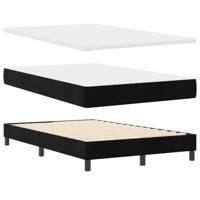 Boxspringbed met Matras met matras Zwart 120 x 190 cm Stof - thumbnail