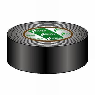 Nichiban Gaffa tape rol 50mm 25m zwart Nichiban Gaffa tape rol 50mm 25m zwart