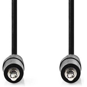 Nedis Stereo-Audiokabel | 3,5 mm Male | 3,5 mm Male | Vernikkeld | 3.00 m | Rond | Zwart | Label - CAGL22000BK30