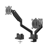 One For All Solid Dual black Monitor-tafelbeugel 33 cm (13) - 88,9 cm (35) Zwart In hoogte verstelbaar, Kantelbaar en roteerbaar, Zwenkbaar - thumbnail