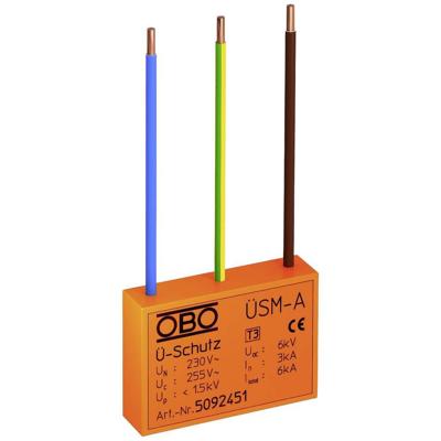 OBO Bettermann 5092451 ÜSM-A Overspanningsveilige module 3 kA 1 stuk(s) OBO Bettermann 5092451 ÜSM-A Overspanningsveilige module 3 kA 1 stuk(s)