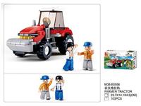 Sluban Tractor bouwstenen set (M38-B0556) - thumbnail