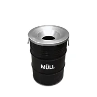 Olievat prullenbak 60L - Müll - Met vlamwerend deksel - thumbnail