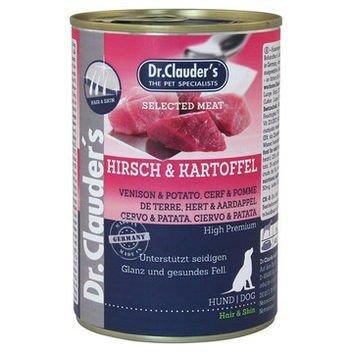 Dr. Clauder&apos;s hert met aardappel natvoer hond 6 x 400 g