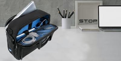 Juscha JU-46203 Laptoptas STOP Nias 29x39x4.5 cm Zwart