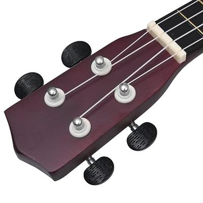 VidaXL Ukuleleset met tas voor kinderen sopraan 23&apos;&apos; lichthoutkleurig