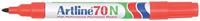 Permanent marker Artline 70N rood - thumbnail