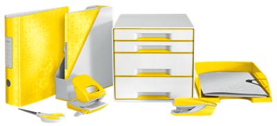 Brievenbak Leitz Wow A4 geel