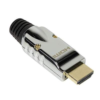 LogiLink CHP001 HDMI Adapter [1x Open kabeleinde - 1x HDMI-stekker] Zwart, Zilver