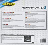 Carson Modellsport Reflex Stick II RC handzender 2,4 GHz Aantal kanalen: 6 Incl. ontvanger - thumbnail