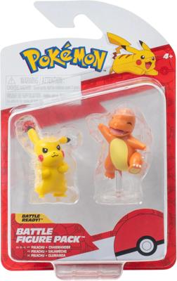 Pokemon Battle Feature Figure - Pikachu & Charmander