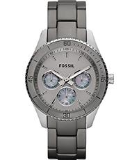 Horlogeband Fossil ES3040 Roestvrij staal (RVS) Zwart 18mm