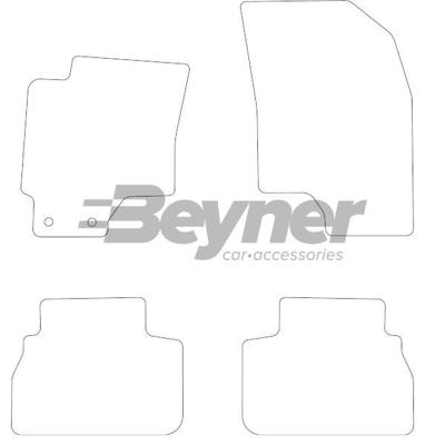 Automatten passend voor Chevrolet Epica 2006- 4-delig BL1110804