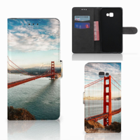 Samsung Galaxy J4 Plus (2018) Flip Cover Golden Gate Bridge - thumbnail