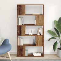 Tv-meubelset Wandgemonteerd Bruin 80 x 24 x 156 cm Bewerkt hout - thumbnail