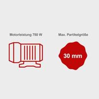 Gecombineerde afvalwaterpomp - Scheppach - DWP750 - 20000 L/h - 750 W - thumbnail