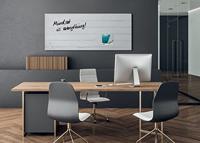 Sigel SI-GL381 Glasmagneetbord Artverum White Wood 130x55 cm Wit - thumbnail