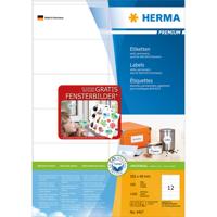 Etiket HERMA 4457 105x48mm premium wit 1200stuks - thumbnail