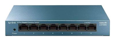 TP-Link LS108G netwerk-switch Unmanaged Gigabit Ethernet (10/100/1000) Blauw