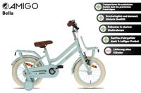 AMIGO Bella 12 Inch Meisjes Terugtraprem Groen - thumbnail