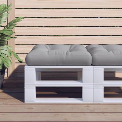 VidaXL Palletkussen stof grijs VidaXL Palletkussen stof grijs