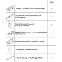 Hawa toebehorenset Junior B120B 14936zonder rail 25908 - thumbnail