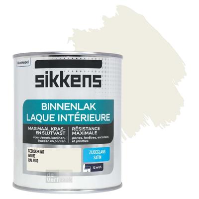 Sikkens Binnenlak Zijdeglans - RAL 9010