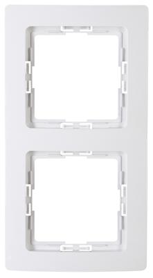 Kopp 308502004 Afdekking Frame 2-voudig HK05 Arctisch-wit 1 stuk(s) - thumbnail