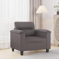Fauteuil 60 cm kunstleer grijs - thumbnail