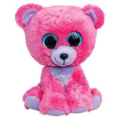 Lumo Stars knuffel - beer raspberry, 24cm