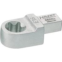 HAZET Insteekringsleutel 6609C-E11 · 9 x 12 mm insteekvierkant massief · Buiten-TORX®-profiel · SW E11 - thumbnail