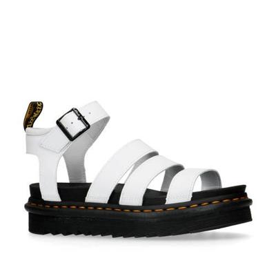 Dr. Martens Blaire White leren plateau sandalen wit Dr. Martens Blaire White leren plateau sandalen wit