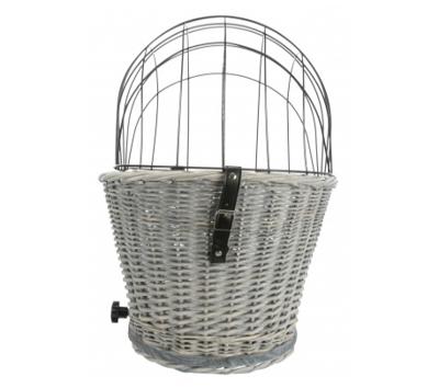 TRIXIE FIETSMAND BAGAGEDRAGER MET ROOSTER GRIJS 55X35X49 CM TRIXIE FIETSMAND BAGAGEDRAGER MET ROOSTER GRIJS 55X35X49 CM