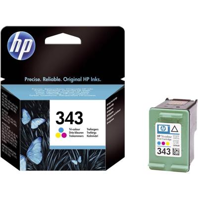 HP Inktcartridge 343 Origineel Cyaan, Magenta, Geel C8766EE Inkt HP Inktcartridge 343 Origineel Cyaan, Magenta, Geel C8766EE Inkt