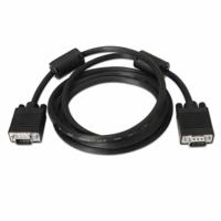 AISENS A113-0073 SVGA-kabel met ferriet, HDB15/stekker, 6 m voor monitor/tv/projector, zwart - thumbnail